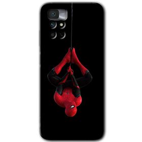 Xiaomi Redmi Note 11 4G Örümcek Adam Baskılı Uyumlu Silikon Kılıf