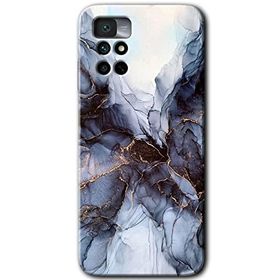 Xiaomi Redmi Note 11 4G Otantik Mermer Baskılı Uyumlu Silikon Kılıf