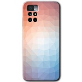Xiaomi Redmi Note 11 4G Polygon Graident 3 Baskılı Uyumlu Silikon Kılıf