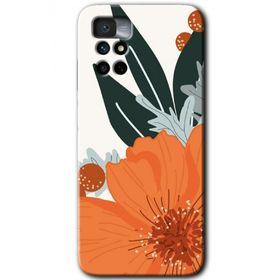 Xiaomi Redmi Note 11 4G Portakal Çiçeği Baskılı Uyumlu Silikon Kılıf
