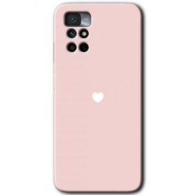 Xiaomi Redmi Note 11 4G Sade Kalp Baskılı Uyumlu Silikon Kılıf