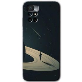Xiaomi Redmi Note 11 4G Space Planet Baskılı Uyumlu Silikon Kılıf