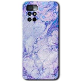 Xiaomi Redmi Note 11 4G Spots Lilac Baskılı Uyumlu Silikon Kılıf