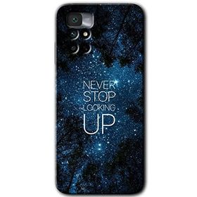 Xiaomi Redmi Note 11 4G Stars Wallpaper Baskılı Uyumlu Silikon Kılıf