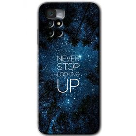 Xiaomi Redmi Note 11 4G Stars Wallpaper Baskılı Uyumlu Silikon Kılıf