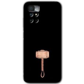 Xiaomi Redmi Note 11 4G Thor Çekiç Baskılı Uyumlu Silikon Kılıf