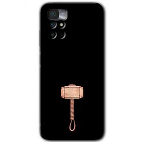 Xiaomi Redmi Note 11 4G Thor Çekiç Baskılı Uyumlu Silikon Kılıf