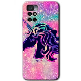 Xiaomi Redmi Note 11 4G Unicorn Kristal Baskılı Uyumlu Silikon Kılıf
