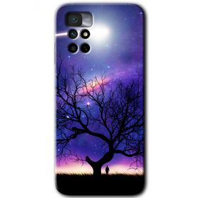 Xiaomi Redmi Note 11 4G Uzay Silüet Baskılı Uyumlu Silikon Kılıf