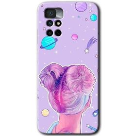 Xiaomi Redmi Note 11 4G Uzaylı Kız Baskılı Uyumlu Silikon Kılıf