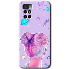 Xiaomi Redmi Note 11 4G Uzaylı Kız Baskılı Uyumlu Silikon Kılıf