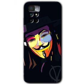 Xiaomi Redmi Note 11 4G Vendetta Baskılı Uyumlu Silikon Kılıf
