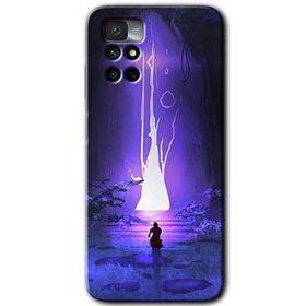 Xiaomi Redmi Note 11 4G Wanderer Silhouette Baskılı Uyumlu Silikon Kılıf