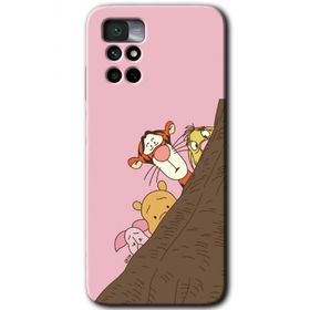 Xiaomi Redmi Note 11 4G Winnie the Pooh Baskılı Uyumlu Silikon Kılıf