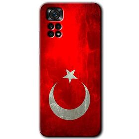 Xiaomi Redmi Note 11 5G Global Albayrak Baskılı Uyumlu Silikon Kılıf