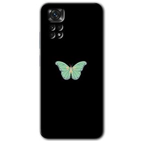 Xiaomi Redmi Note 11 5G Global Butterfly Tree Baskılı Uyumlu Silikon Kılıf