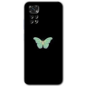 Xiaomi Redmi Note 11 5G Global Butterfly Tree Baskılı Uyumlu Silikon Kılıf