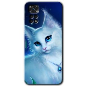 Xiaomi Redmi Note 11 5G Global Cat Glance Baskılı Uyumlu Silikon Kılıf