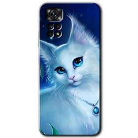 Xiaomi Redmi Note 11 5G Global Cat Glance Baskılı Uyumlu Silikon Kılıf