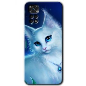 Xiaomi Redmi Note 11 5G Global Cat Glance Baskılı Uyumlu Silikon Kılıf