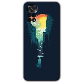 Xiaomi Redmi Note 11 5G Global City Bird Sky Baskılı Uyumlu Silikon Kılıf