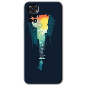 Xiaomi Redmi Note 11 5G Global City Bird Sky Baskılı Uyumlu Silikon Kılıf