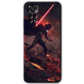 Xiaomi Redmi Note 11 5G Global Darh Vader Wars Baskılı Uyumlu Silikon Kılıf