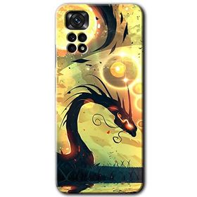 Xiaomi Redmi Note 11 5G Global Digital Dragon Baskılı Uyumlu Silikon Kılıf