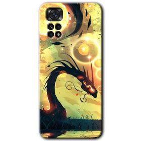 Xiaomi Redmi Note 11 5G Global Digital Dragon Baskılı Uyumlu Silikon Kılıf