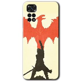 Xiaomi Redmi Note 11 5G Global Dragon Hunter 1 Baskılı Uyumlu Silikon Kılıf