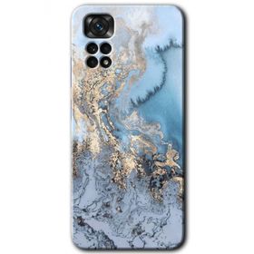 Xiaomi Redmi Note 11 5G Global Eski Mermer Baskılı Uyumlu Silikon Kılıf