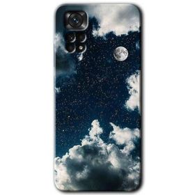 Xiaomi Redmi Note 11 5G Global Gece Gökyüzü Baskılı Uyumlu Silikon Kılıf