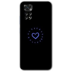 Xiaomi Redmi Note 11 5G Global Heart Strokes Baskılı Uyumlu Silikon Kılıf