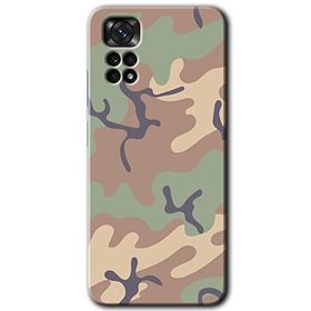 Xiaomi Redmi Note 11 5G Global Kamuflaj 29 Baskılı Uyumlu Silikon Kılıf