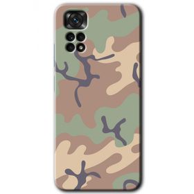 Xiaomi Redmi Note 11 5G Global Kamuflaj 29 Baskılı Uyumlu Silikon Kılıf