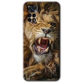 Xiaomi Redmi Note 11 5G Global King Lion Baskılı Uyumlu Silikon Kılıf