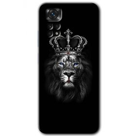 Xiaomi Redmi Note 11 5G Global King Lion Baskılı Uyumlu Silikon Kılıf
