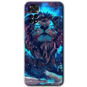 Xiaomi Redmi Note 11 5G Global Neon Aslan Baskılı Uyumlu Silikon Kılıf