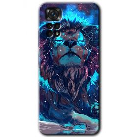 Xiaomi Redmi Note 11 5G Global Neon Aslan Baskılı Uyumlu Silikon Kılıf