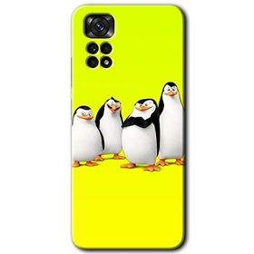 Xiaomi Redmi Note 11 5G Global Penguenler Baskılı Uyumlu Silikon Kılıf
