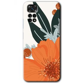Xiaomi Redmi Note 11 5G Global Portakal Çiçeği Baskılı Uyumlu Silikon Kılıf