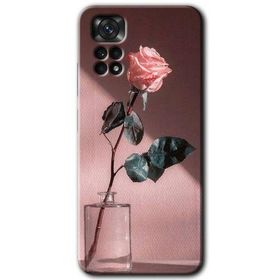 Xiaomi Redmi Note 11 5G Global Retro Gül Baskılı Uyumlu Silikon Kılıf