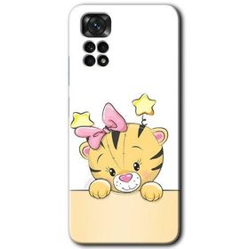 Xiaomi Redmi Note 11 5G Global Sevimli Kedi Baskılı Uyumlu Silikon Kılıf