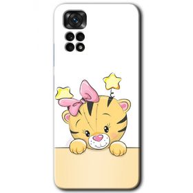 Xiaomi Redmi Note 11 5G Global Sevimli Kedi Baskılı Uyumlu Silikon Kılıf