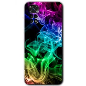 Xiaomi Redmi Note 11 5G Global Smoke Colorful Baskılı Uyumlu Silikon Kılıf