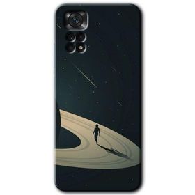 Xiaomi Redmi Note 11 5G Global Space Planet Baskılı Uyumlu Silikon Kılıf