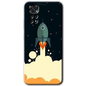 Xiaomi Redmi Note 11 5G Global Space Smoke Baskılı Uyumlu Silikon Kılıf