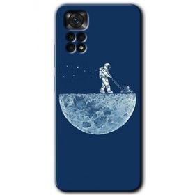 Xiaomi Redmi Note 11 5G Global Uzay İşçisi Baskılı Uyumlu Silikon Kılıf