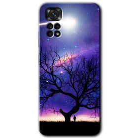 Xiaomi Redmi Note 11 5G Global Uzay Silüet Baskılı Uyumlu Silikon Kılıf
