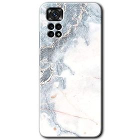 Xiaomi Redmi Note 11 5G Global White Marble Baskılı Uyumlu Silikon Kılıf